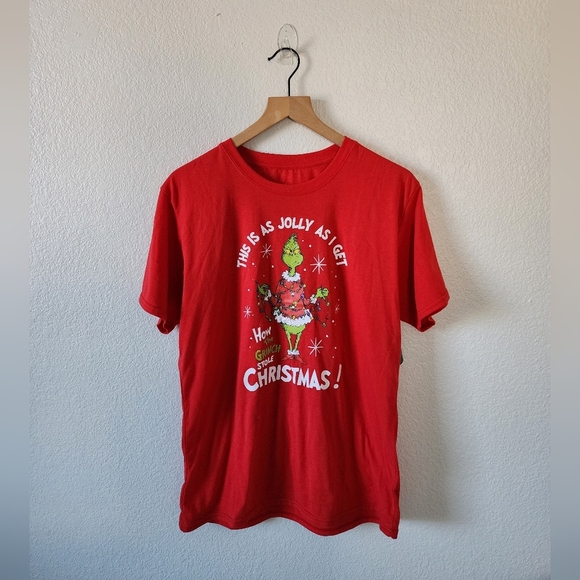 The Grinch Red Short Sleeve Size Large Tee - Picture 1 of 4